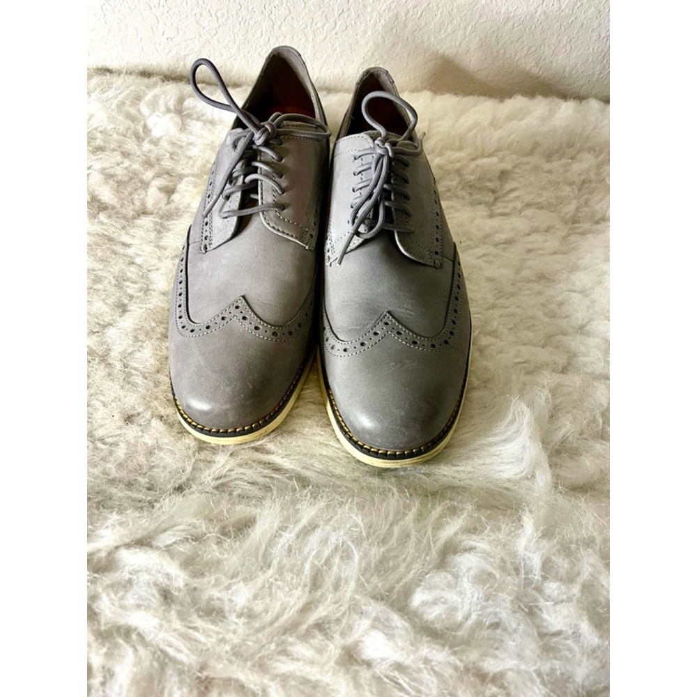 Cole Haan Original Grand Wingtip Oxford shoes, Grey Size 9M
